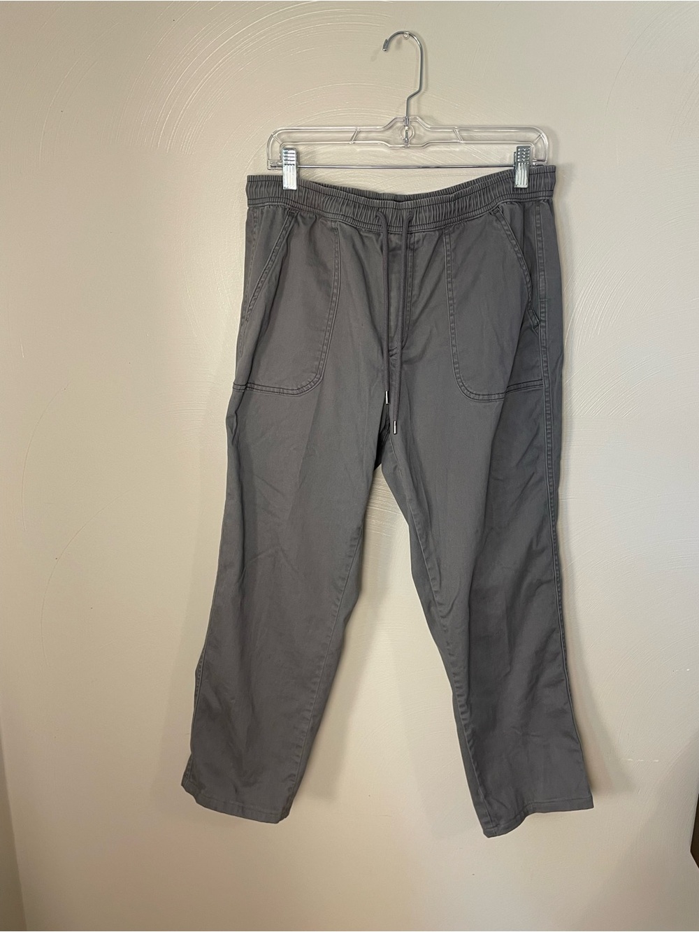 C&C California Grey Women’s Casual Pants with Pockets Size Large